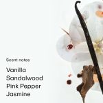 ⁦PHLUR Vanilla Skin Body Mist - Hair & Body Fragrance Mist - Vanilla Body Spray with Pink Pepper, Cashmere Wood & Sandalwood (8 Fl Oz)⁩ - الصورة ⁦3⁩