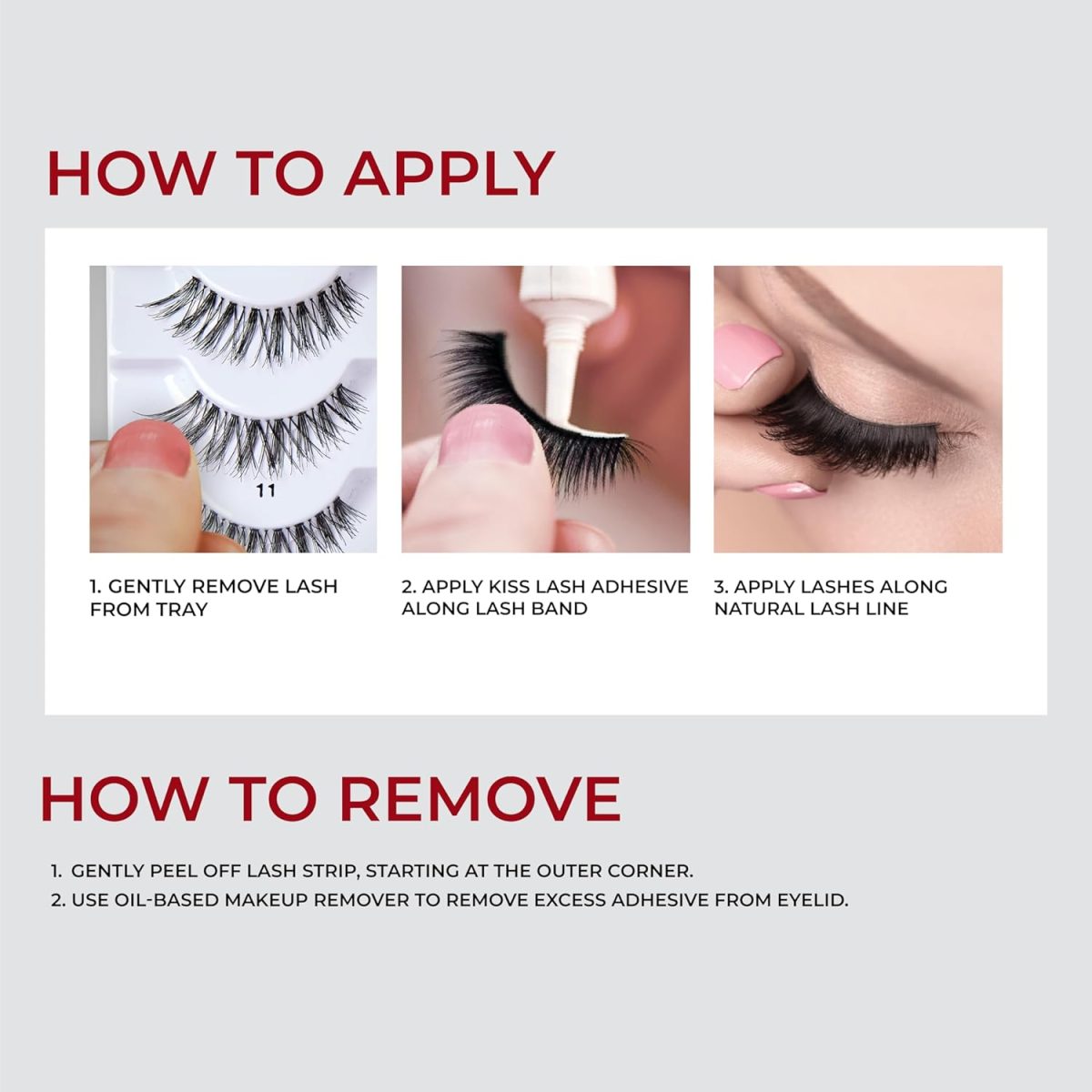 ⁦KISS So Wispy Curated Collection of Bestselling False Eyelash Styles Multipack, Volume & Curl, Lash Extensions Look, Signature Wispy Effect, Cruelty Free, Reusable, Contact Lens Friendly, 5-Pair⁩ - الصورة ⁦4⁩