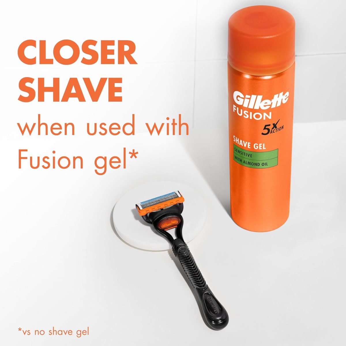 ⁦Gillette Fusion5 Razor for Men, Handle + 1 Razor Blade Refill⁩ - الصورة ⁦7⁩