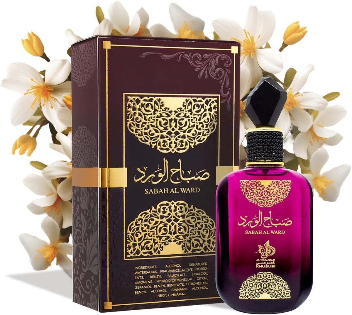 ⁦AL WATANIAH PERFUME 100ML - SABAH AL WARD⁩ - الصورة ⁦7⁩