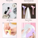⁦KASTWAVE Eyeliner Stencils Wing Tips, Cat Eyeliner Stencil Molds Pads Silicone Eyeliner Aid Marscara Drawing Aid, Face Cream, Easy Makeup Tool, Resusable Eyeliner Applicator Tool (Pink)⁩ - الصورة ⁦7⁩