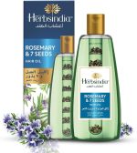 ⁦Herbsindia Rosemary & 7 Herbal Seeds Hair Oil With Nourish Tube | For Longer & Shinier Hair| Silicone & Paraben Free | All Hair Types| 280ml⁩ - الصورة ⁦2⁩