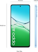 ⁦Oppo A5 Pro DUAL-SIM 256GB ROM + 8GB RAM (GSM Only | No CDMA) Factory Unlocked 5G Smartphone (Feather Blue) - International Version⁩ - الصورة ⁦7⁩