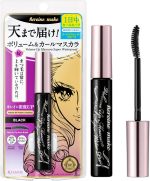Heroine Make KISSME E Volume UP Mascara Super Waterproof WP 01 Black | with Ultra Volumizing for Even Long-Lasting and Curl Eyelash for Women