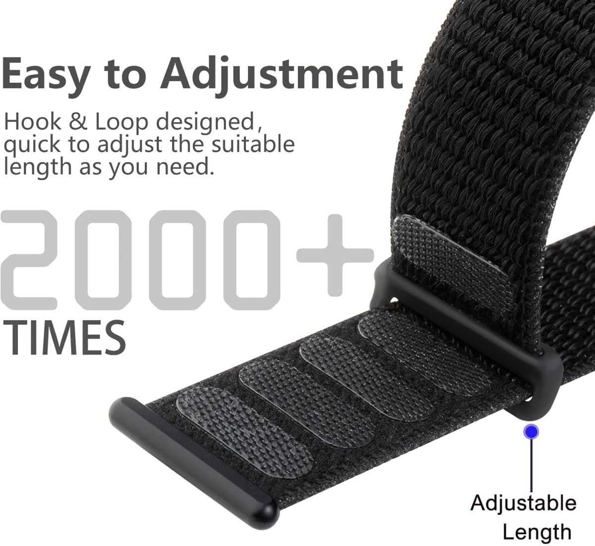 ⁦saykfoe 2 Pcs Nylon Replacement Strap for Huawei Watch Fit 3,Breathable watch strap,Quick Release Flexible Strap Compatible with Huawei Fit 3 Watch⁩ - الصورة ⁦2⁩