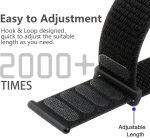 ⁦saykfoe 2 Pcs Nylon Replacement Strap for Huawei Watch Fit 3,Breathable watch strap,Quick Release Flexible Strap Compatible with Huawei Fit 3 Watch⁩ - الصورة ⁦2⁩