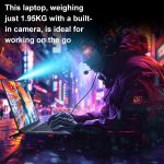 ⁦Laptop Gaming 16inch 2.5K IPS, Laptop Computer 16GB DDR5 1TB SSD AMD Ryzen 7 7840HS Processor(Up to 5.1GHz), Traditional Laptop PC Wifi6 BT5.2 USB3.1*3 HDMI*1 Audio Port*1 Cooling System For Games⁩ - الصورة ⁦9⁩