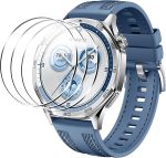 [3Pack] for Huawei Watch GT5 Pro /GT5 46mm Tempered Glass Screen Protector, HD Clear watch Screen Protector Film for Huawei Watch GT5 Pro 46mm/ GT5 46mm (GT5 Pro 46mm)