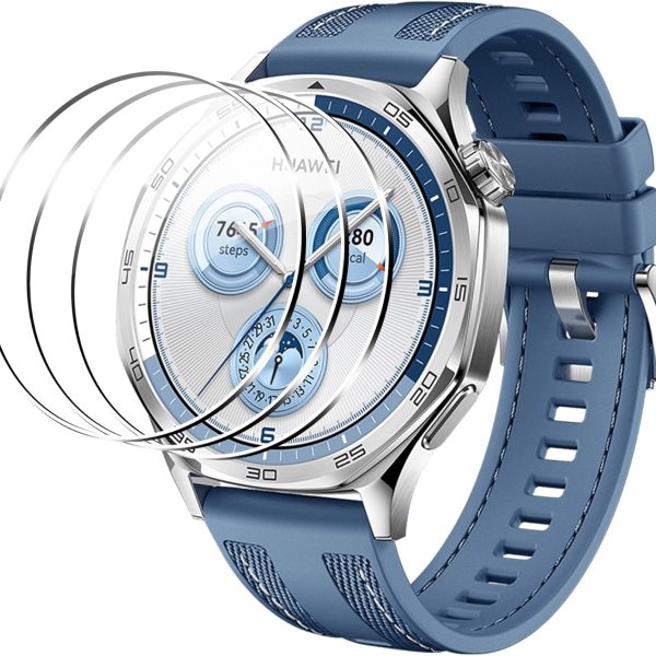 [3Pack] for Huawei Watch GT5 Pro /GT5 46mm Tempered Glass Screen Protector, HD Clear watch Screen Protector Film for Huawei Watch GT5 Pro 46mm/ GT5 46mm (GT5 Pro 46mm)