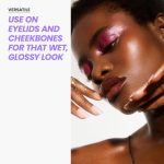 ⁦Wonderskin Wonder Blading Top Gloss - Glitter Red Lip Gloss, Moisturizing Lip Makeup with High Gloss Finish (Glitter Red)⁩ - الصورة ⁦5⁩