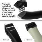 ⁦CR8GR8 Body Trimmer Guards,Guides Fit for Manspot Groin Hair Trimmer for Men,8pcs Clipper guards Set Fit for Meridian Ball Timmer,0.02inch to 0.5Inch(0.5mm-12mm) Black⁩ - الصورة ⁦5⁩