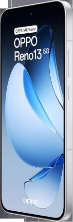 ⁦Oppo Reno13 Dual-SIM 256GB ROM + 12GB RAM (GSM Only | No CDMA) Factory Unlocked 5G Smartphone (White) - International Version⁩ - الصورة ⁦4⁩