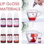 ⁦BONNIE CHOICE 12 Colors Liquid Lip Gloss Pigment Set, DIY Lipstick Liquid Pigment Set for Making Lip Gloss, DIY Lip Gloss Pigment Cosmetic Dye, Edible Coloring Pure Plant Pigment for Lip Gloss Base⁩ - الصورة ⁦5⁩