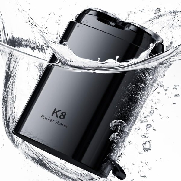 ENCHEN Electric Shaver, Portable Electric Razor with Dual-Track Cutter Net, Single-handed on/off Switch, Type-C Fast Charging and 100% Waterproof, Beard Trimmer Compact in Daily Life