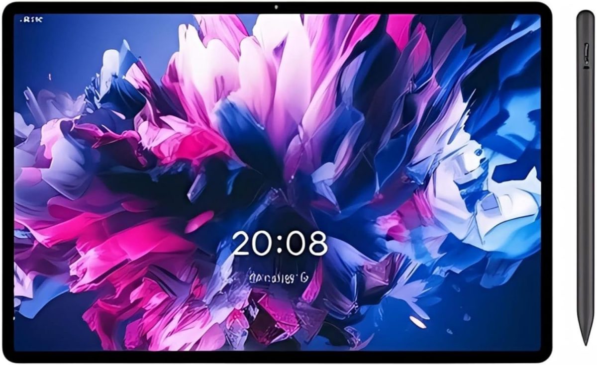 Oteeto TAB 17 Android Tablet, 11-inch Display, 8GB RAM, 512GB Storage, 8000mAh Battery, 5G Wi-Fi, with Keyboard Case & Stylus, Grey