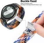 ⁦XMUXI 20mm Braided Watch Straps Compatible with Samsung Galaxy Watch 7 Galaxy watch 6 Classic Strap/Galaxy Watch 5/Watch 4 Nylon Solo Loop Replacement Watch Band for Amazfit GTS 4,Venu Sq⁩ - الصورة ⁦3⁩