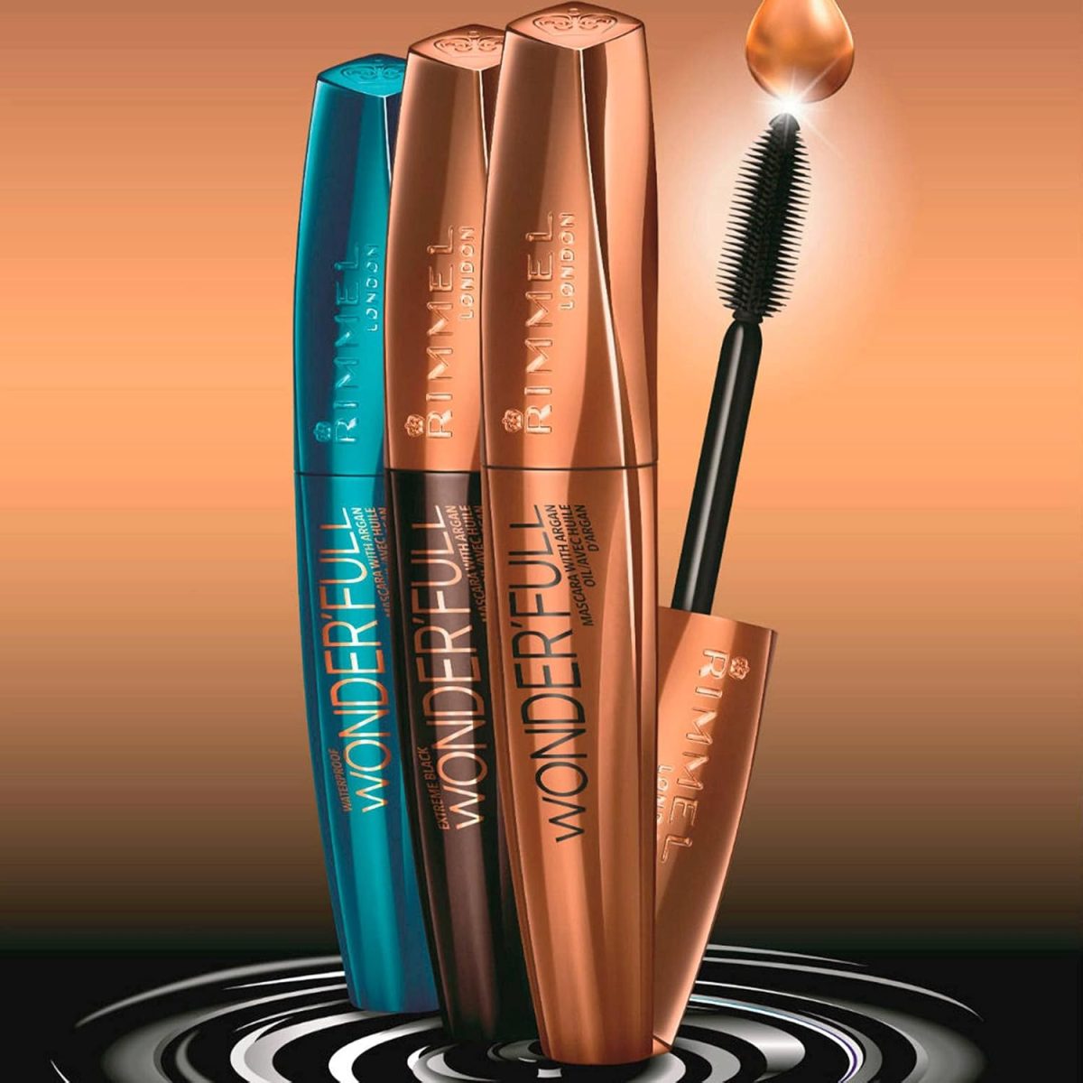 ⁦Rimmel London, Wonder'Full Mascara With Argan Oil, Black, 11 Ml⁩ - الصورة ⁦5⁩