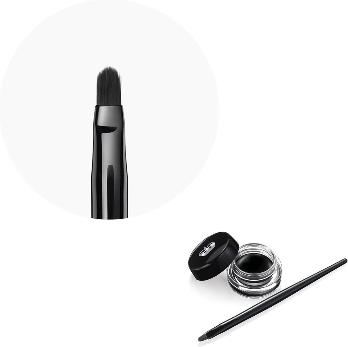⁦Rimmel London Scandaleyes Gel Eyeliner, Waterproof, Buildable, Long-Wearing, 001, Black, 0.04oz⁩ - الصورة ⁦2⁩