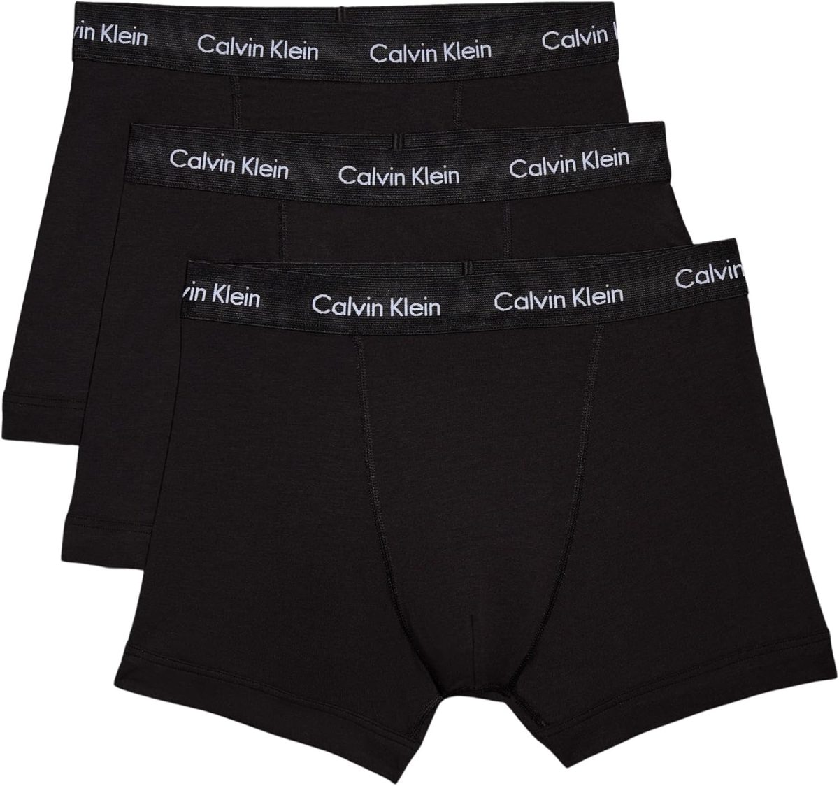 Calvin Klein Mens Medium Rise Trunk Boxer Shorts(Pack of 3) (pack of 3)