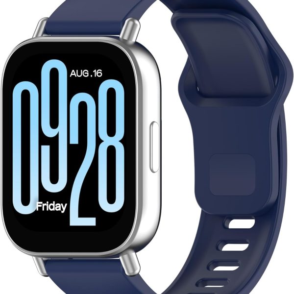 Solicone Strap Compatible with Redmi Watch 5 Active, Sport Waterproof Replacement Strap for Redmi Watch 5 Active/5 Lite Watch Bracelets