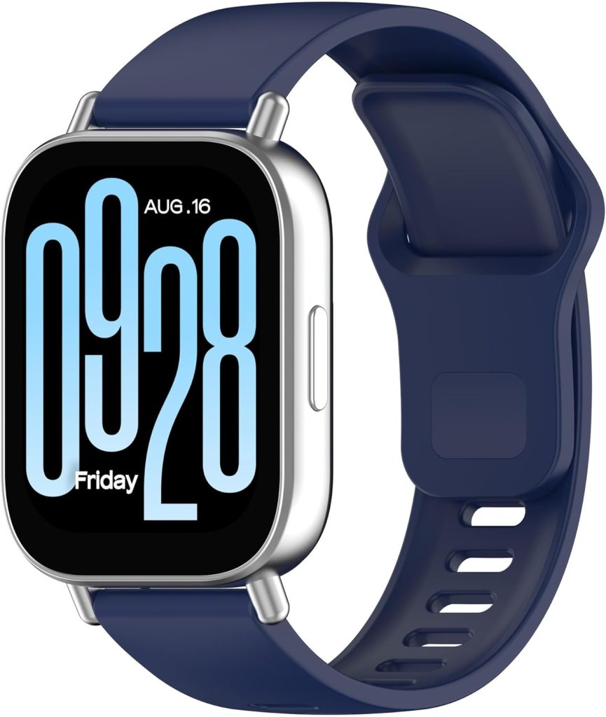Solicone Strap Compatible with Redmi Watch 5 Active, Sport Waterproof Replacement Strap for Redmi Watch 5 Active/5 Lite Watch Bracelets