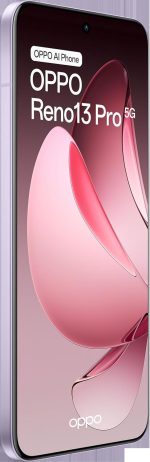 ⁦اوبو جوال رينو 13 برو ثنائي شرائح الاتصال بذاكرة روم 512GB وذاكرة RAM 12GB (جي اس ام فقط | بدون سي دي ام ايه) هاتف ذكي 5G مفتوح من المصنع (ارجواني فاتح) - اصدار عالمي⁩ - الصورة ⁦4⁩