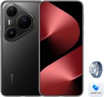 ⁦HUAWEI Pura 80 Pro Smartphone 12GB+512GB, 1" Ultra Lighting Camera, Ultra Lighting Macro Telephoto Camera,AI Noise Cancel, 5170 mAh & SuperCharge, Extra WATCH GT 5 46mm Smartwatch, HUAWEI Care+(Black)⁩ - الصورة ⁦2⁩