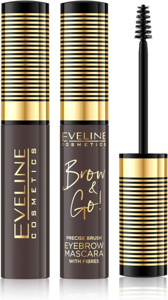 Eveline Cosmetics Brow & Go No 02 Dark Eyebrow Mascara 6ml