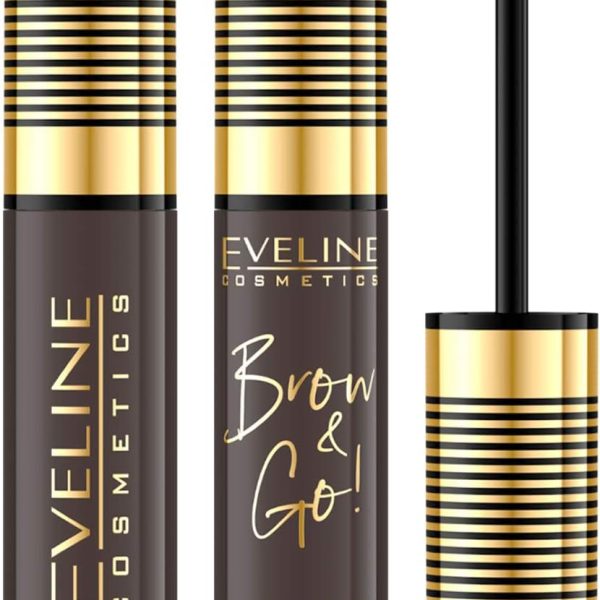 Eveline Cosmetics Brow & Go No 02 Dark Eyebrow Mascara 6ml