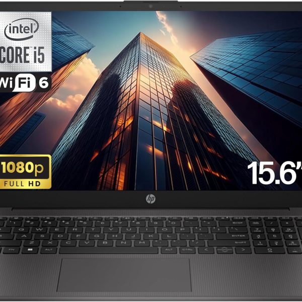 HP 250 G10 Business Laptop 15.6" FHD Display, Intel Core i5-1334U (Beats AMD Ryzen 5 7530U) 16GB RAM, 512GB PCIe SSD for Home, Student, Webcam, Numeric Keypad, Windows 11 Pro