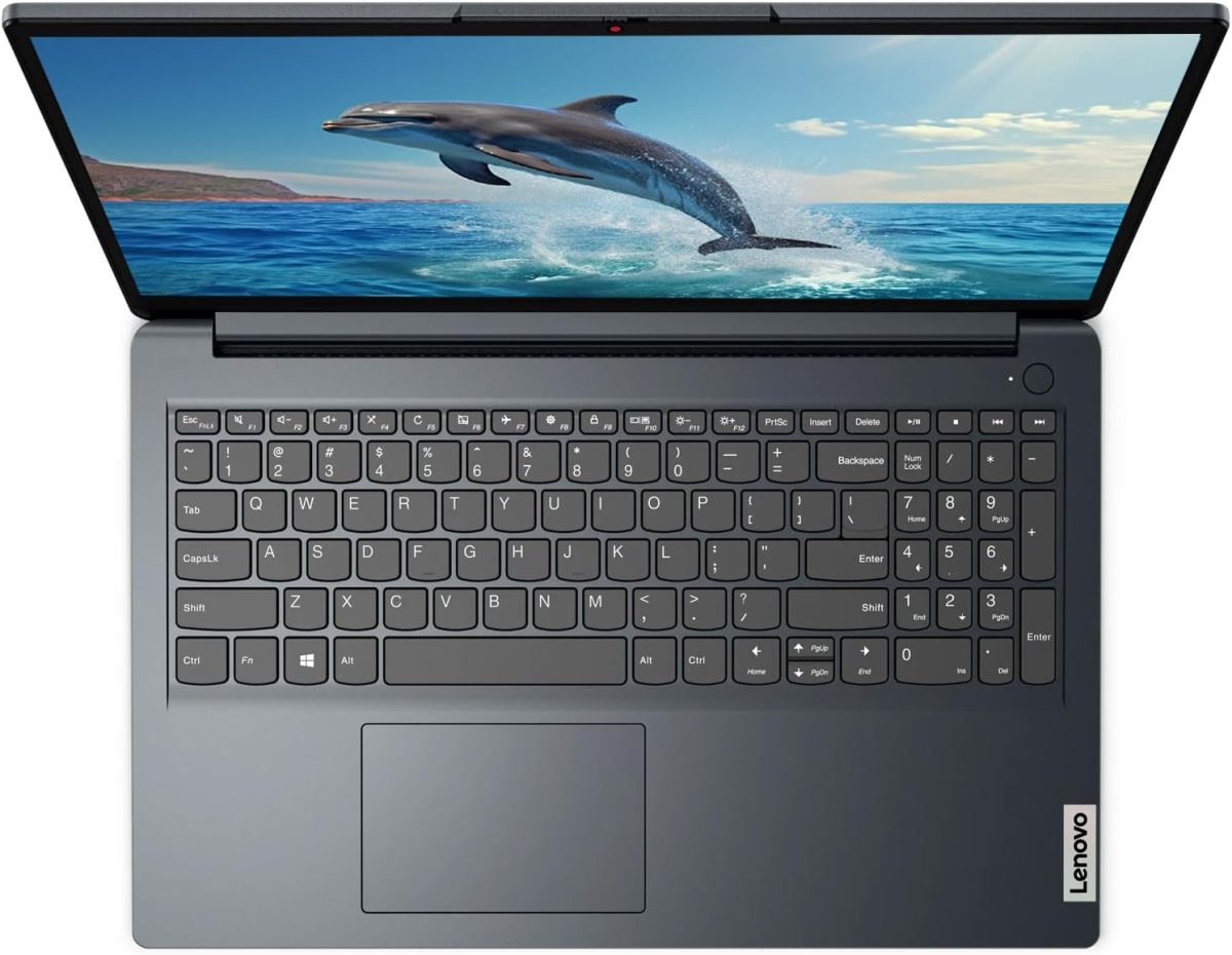 ⁦Lenovo IdeaPad 1 15.6" FHD Business Laptop[Windows 11 Pro S], 12th Gen Intel 10-Core i5-1235U, 40GB RAM, 1TB SSD, Iris Xe Graphic, Lifetime Office License, Privacy Camera, SD Card Reader, w/Battery⁩ - الصورة ⁦4⁩