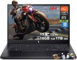 Acer Nitro V 15 Gaming Laptop 15.6" FHD IPS 144Hz AMD 6-Core Ryzen 5 7535HS 16GB DDR5 1TB SSD GeForce RTX 4050 Backlit USB-C Win11Pro with ICP Accessory