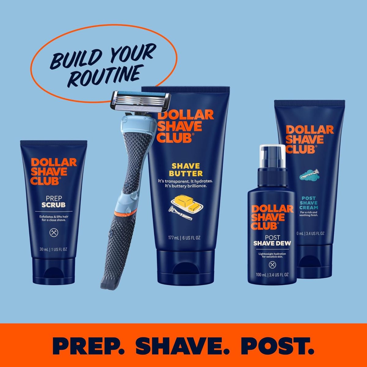 ⁦Dollar Shave Club | 4 Blade Club Series Razor Refill Cartridges, 16 Count | Precision Cut Stainless Steel Blades | NOT COMPATIBLE WITH HERITAGE/EXECUTIVE RAZOR HANDLES⁩ - الصورة ⁦6⁩