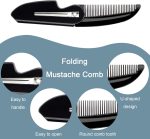 ⁦Azonee Folding Mustache Comb and Beard Comb, Small Pocket Comb for Men Everyday Grooming and Hair Care. Saw-cut and Hand Polished Styling Men's Folding Comb(3 Pieces)⁩ - الصورة ⁦3⁩