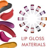 ⁦BONNIE CHOICE 12 Colors Liquid Lip Gloss Pigment Set, DIY Lipstick Liquid Pigment Set for Making Lip Gloss, DIY Lip Gloss Pigment Cosmetic Dye, Edible Coloring Pure Plant Pigment for Lip Gloss Base⁩ - الصورة ⁦4⁩
