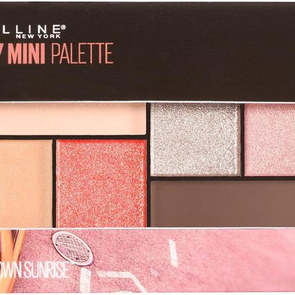 Maybelline New York Makeup The City Mini Eyeshadow Palette, Downtown Sunrise Eyeshadow, 0.14 oz
