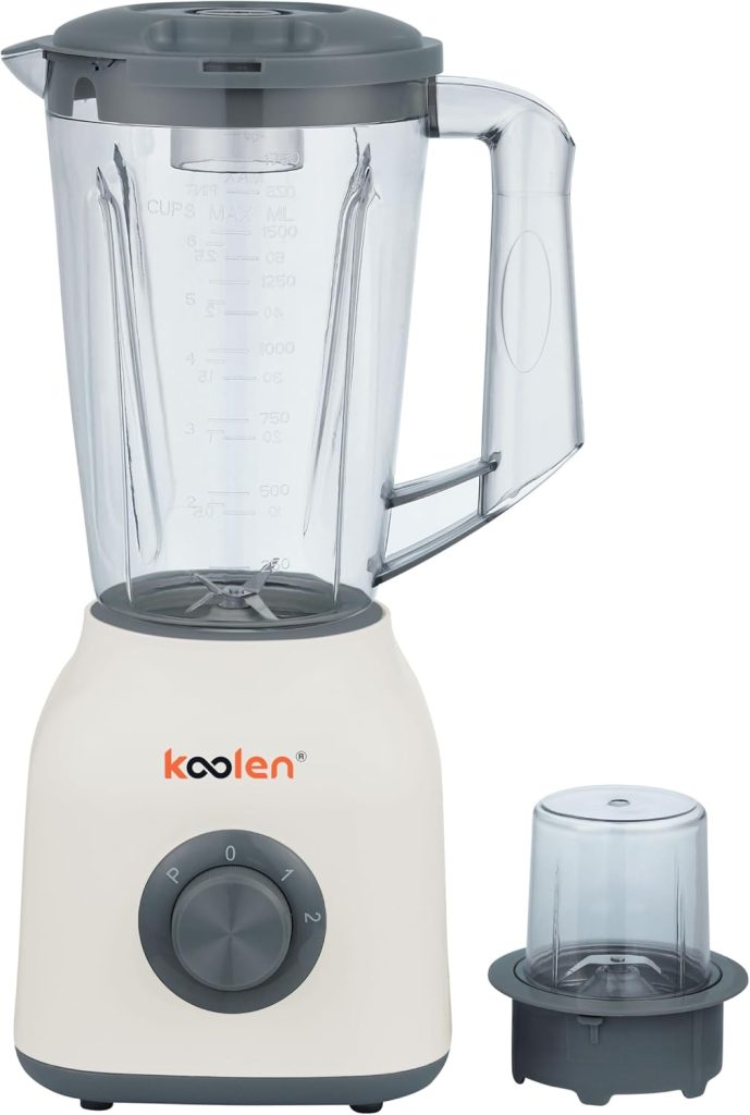 Koolen 300W Electric Blender, 1.75 Liter Capacity, White