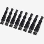 ⁦MAKINGTEC 8 Pieces Shaver Brush Razor, Cleaning Brush Electric Double Sided, Trimmer Shaver Brush Cleaner Set, Nylon Bristles PP Handle⁩ - الصورة ⁦7⁩