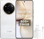 Realme 14 Pro+ Dual-SIM 256GB ROM + 8GB RAM (GSM Only | No CDMA) Factory Unlocked 5G Smartphone (Pearl White) - International Version