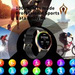 ⁦Smartwatch with Bluetooth Calls/Smart Notifications 1.43", Fitness Tracker with 100+ Sport Modes, Sleep/Stress Health Tracker, Compatible with Android & iOS (Beige)⁩ - الصورة ⁦4⁩