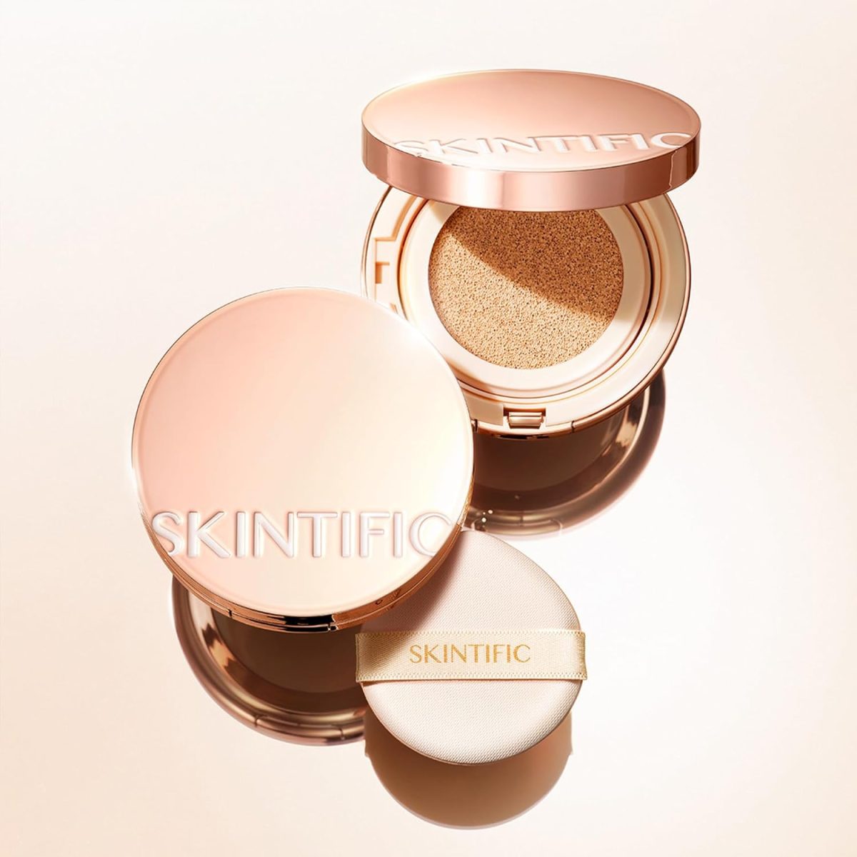 ⁦SKINTIFIC Cushion Foundation | Perfect Air Cushion | SPF 35 PA++++ | Oil-Control Waterproof Matte Finish Poreless Foundation⁩ - الصورة ⁦2⁩