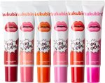 kukubird 6pcs Matte Lip Stain High Pigmented Longwear Peel Off Womens Waterproof Girl Makeup Beauty Set- Lip Tattoo