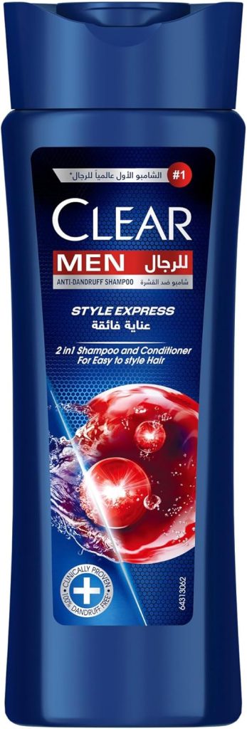 Clear Men Anti-Dandruff Shampoo Style Express 2In1, 200Ml