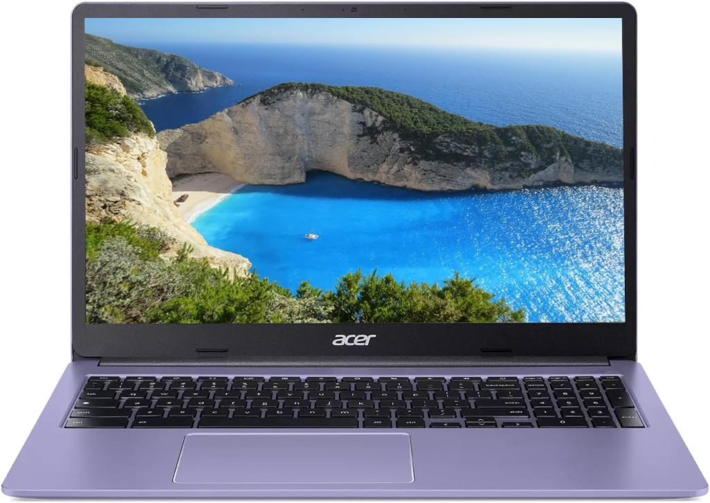 acer 15" HD IPS Chromebook, Intel Celeron Processor Up to 2.79GHz, 4GB DDR4 Ram, 64GB Storage, Ultra-Fast WiFi, Chrome OS, Iris, Renewed