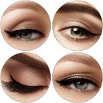 ⁦Tazweeq 4 Pcs Eyeliner Stencils for Cat Eye Winged, Different Effects, Eyeshadow Applicators, Tool Guide⁩ - الصورة ⁦3⁩
