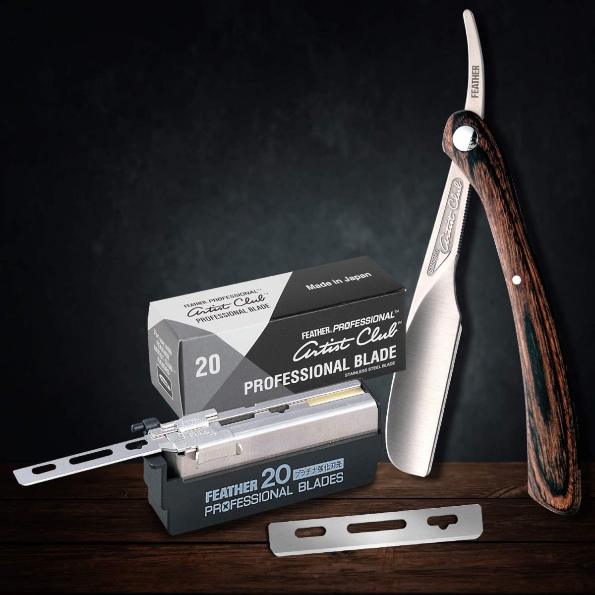 ⁦Feather Artist Club Pro Razor Blades 20 Count⁩ - الصورة ⁦4⁩