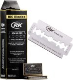 Henson Shaving RK Double Edge Razor Blade - 100 pack - designed for the AL13 (100)