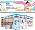 VEEVIIY BB Glow Starter Kit Facial Serum Treatment Kit, BB Glow Pigment 10 Vials Facial Serum Hyaluronic Acid Ampoule Essence Foundation Skin Care Serum BB Glow Pigment Booster Kit