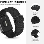 ⁦Arshany Replacecment Band Compatible with Huawei Watch Fit 3 for Women Men, Adjustable Braided Bands Straps Elastics Sport Wristband Nylon Band for Huawei Watch Fit 3 Strap⁩ - الصورة ⁦2⁩