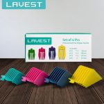 ⁦LAVEST 4 Professional Extra Long Hair Clipper Guards Cutting Guides Fits for Most Wahl Clippers, Color Coded Clipper Combs Replacement - 1.25", 1.5", 1.75" & 2" (#10, 12, 14, 16）⁩ - الصورة ⁦6⁩